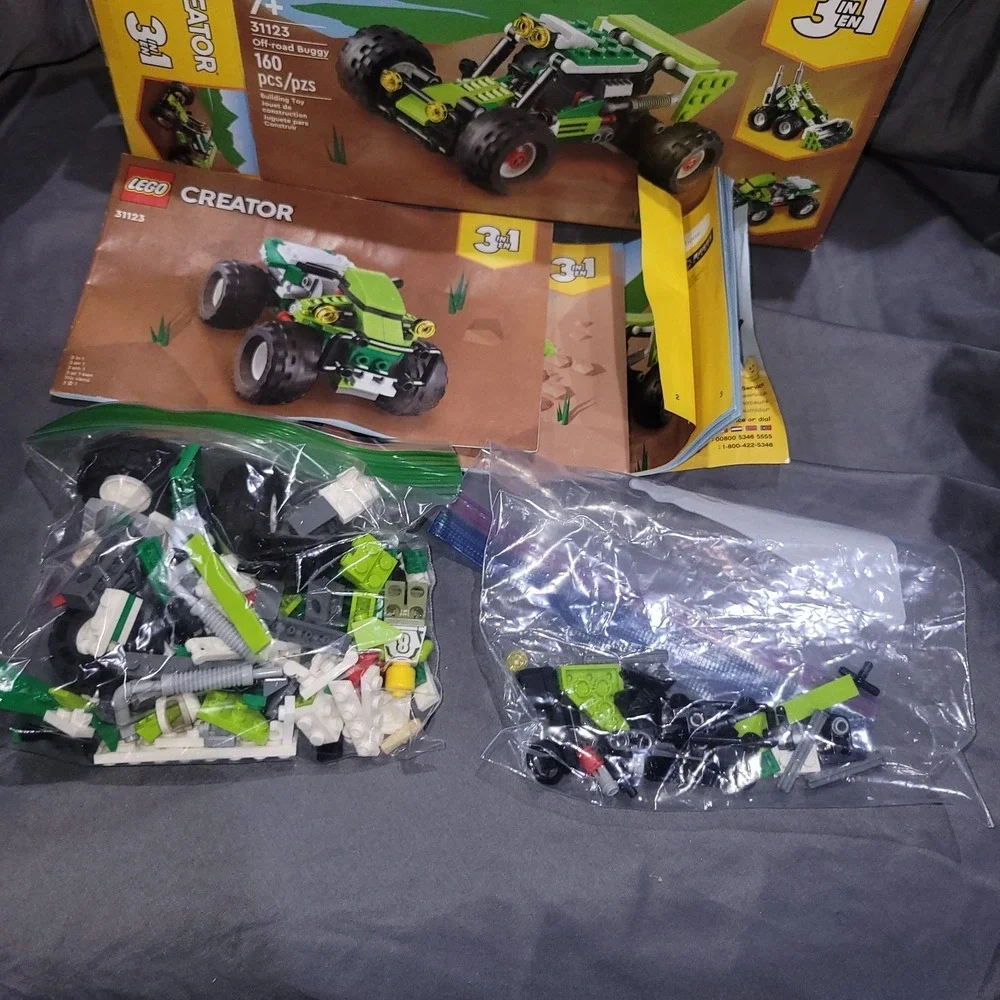 LEGO Green Off Road Buggy Building Kit Creator 3 in 1 pcs 160 31123